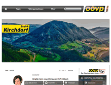 Tablet Screenshot of kirchdorf.oevp.at