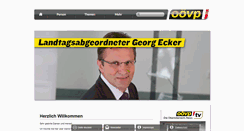 Desktop Screenshot of ecker.oevp.at