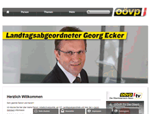 Tablet Screenshot of ecker.oevp.at